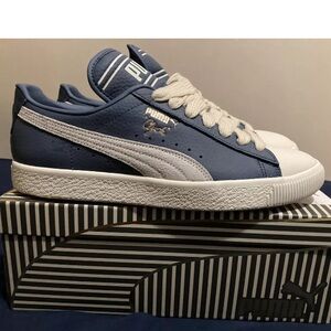 Mens Puma x Rhuigi Clyde Low Top Basketball Inky Blue